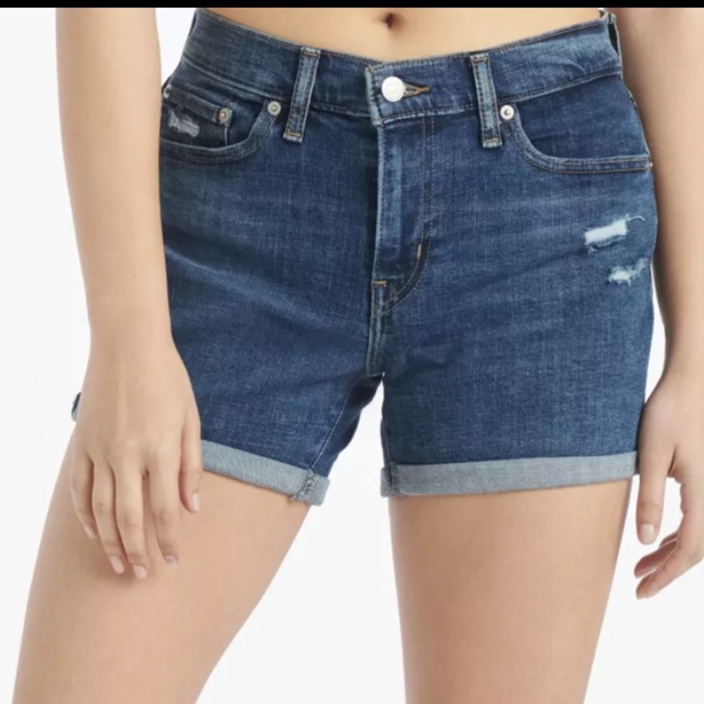 Levi's Blue Jean Shorts for Women
